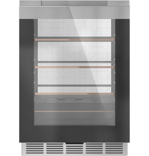 Café™ Beverage Center in Platinum Glass