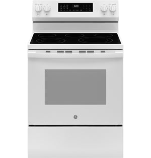 GE® 30" Free-Standing Electric Convection Range with No Preheat Air Fry and EasyWash™ Oven Tray