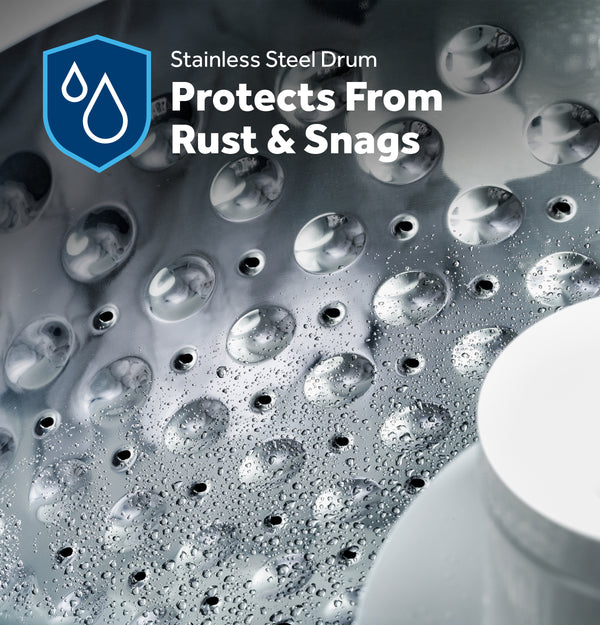 GE® 4.3 cu. ft. Capacity Washer with Stainless Steel Basket,Cold Plus and Water Level Control?