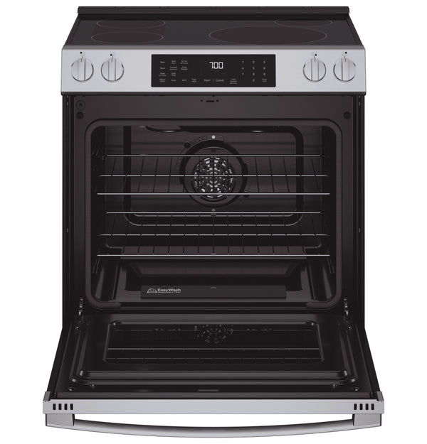 GE Profile™ ENERGY STAR® 30" Smart Slide-In Induction and Convection Range with No Preheat Air Fry and EasyWash™ Oven Tray