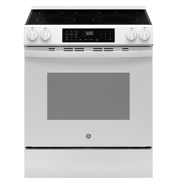 GE® 30" Slide-In Electric Convection Range with No Preheat Air Fry and EasyWash™ Oven Tray