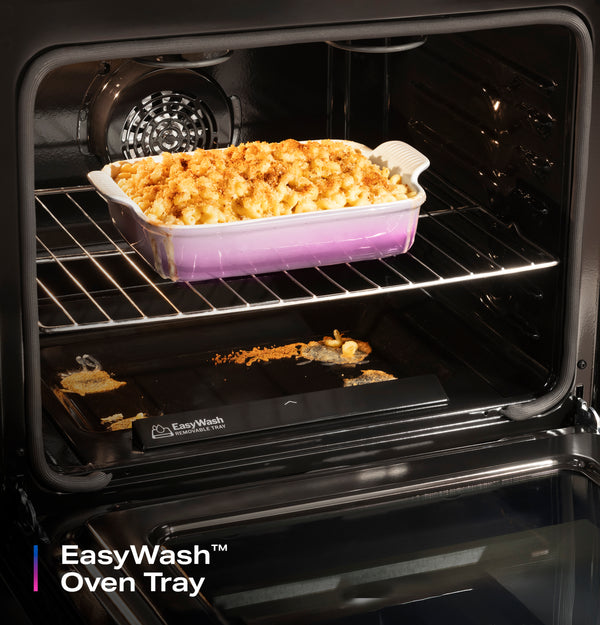 GE Profile™ 30” Smart Free-Standing Gas Convection Range with No Preheat Air Fry and EasyWash™ Oven Tray