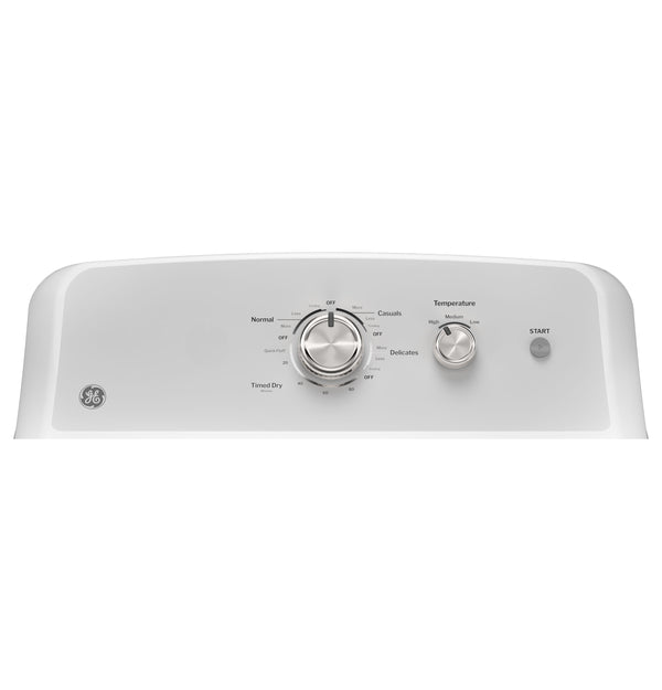 GE® 7.2 cu. ft. Capacity Electric Dryer with Up To 120 ft. Venting? and Reversible Door?