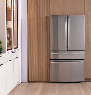 GE Profile™ Series ENERGY STAR® 28.7 Cu. Ft. Smart Fingerprint Resistant 4-Door French-Door Refrigerator With Dual-Dispense AutoFill Pitcher