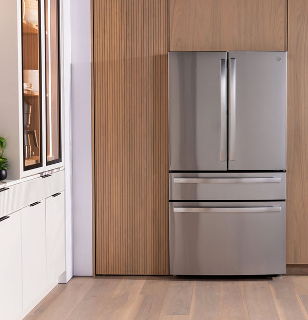 GE Profile™ Series ENERGY STAR® 28.7 Cu. Ft. Smart Fingerprint Resistant 4-Door French-Door Refrigerator With Dual-Dispense AutoFill Pitcher