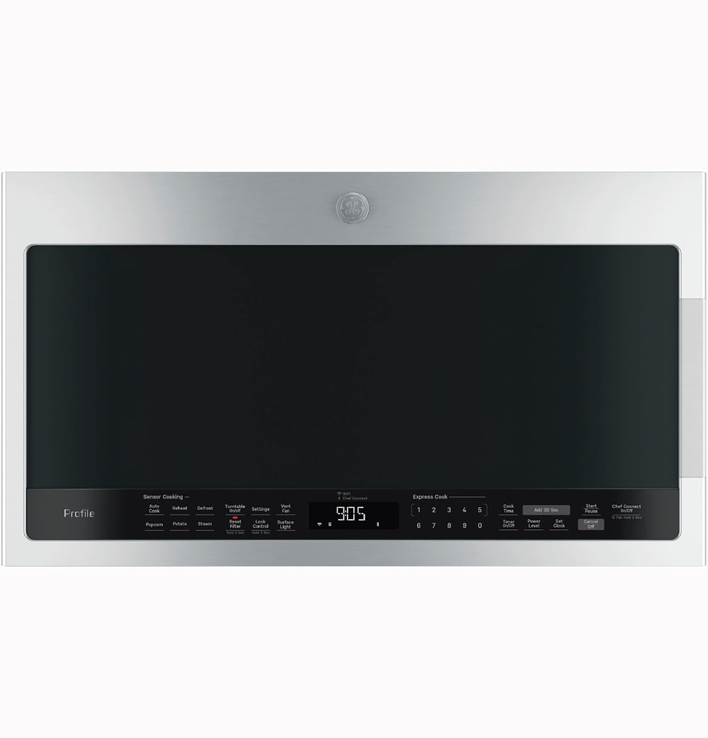 GE Profile™ 2.1 Cu. Ft. Over-the-Range Sensor Microwave Oven