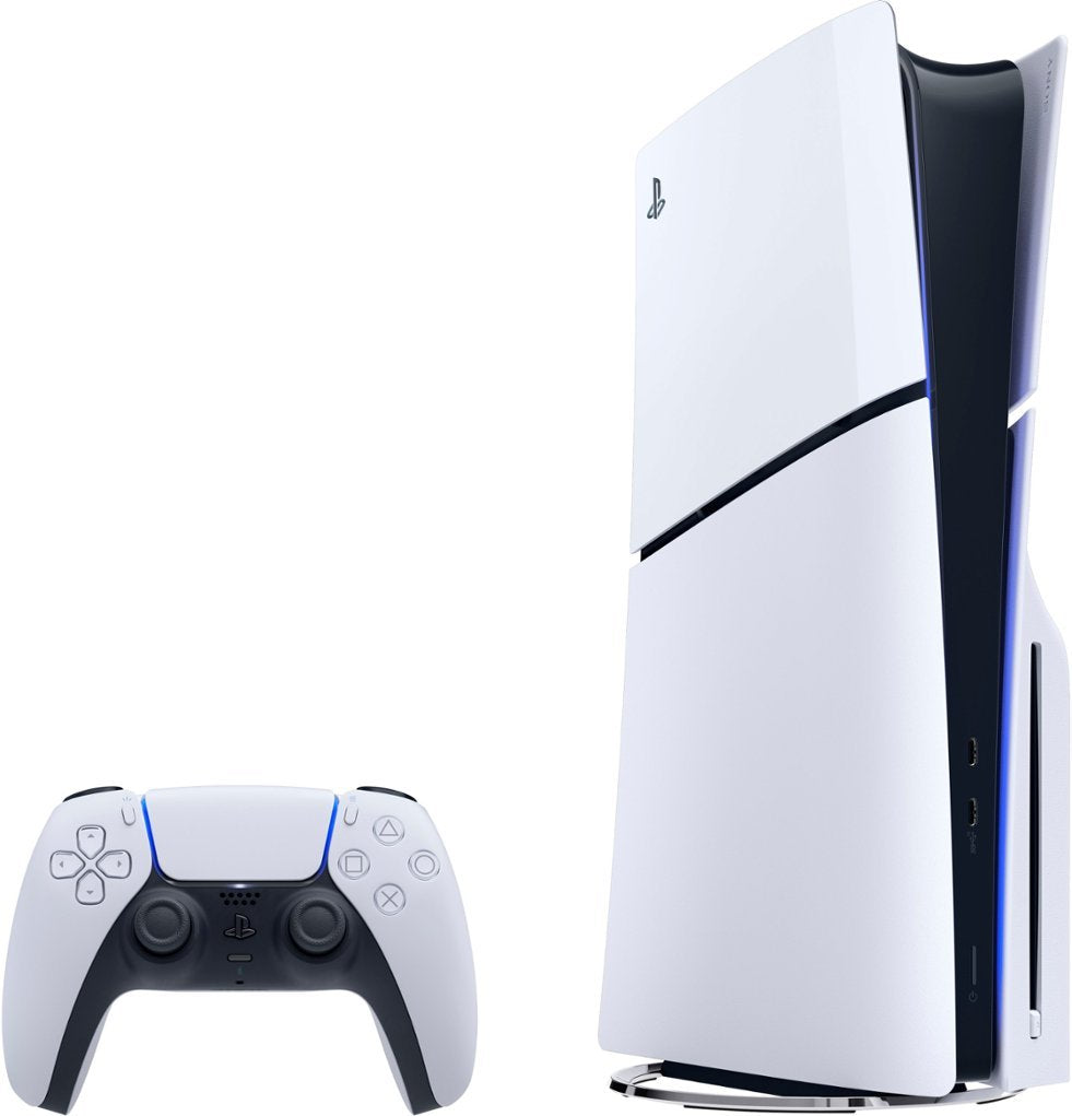 PS5 Slim Disc Console - White