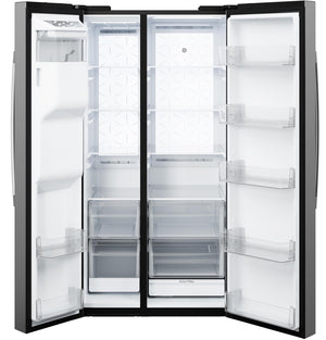 GE® 27.7 Cu. Ft. Side-By-Side Refrigerator with LED Light Walls and Extra Tall Dispenser