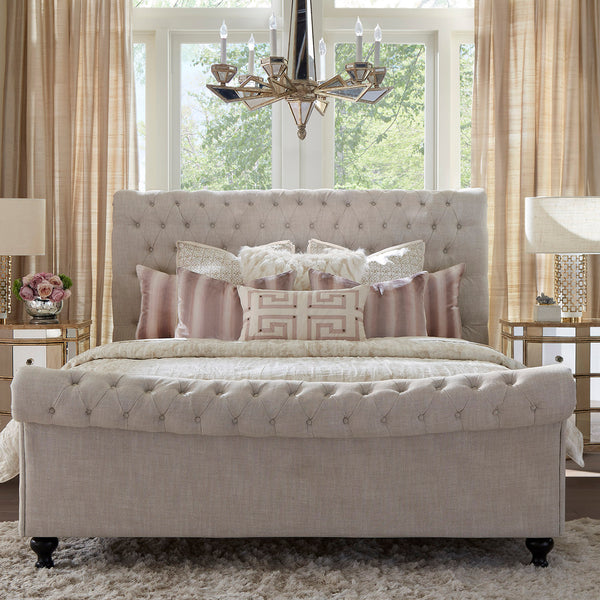 Jackie - Crepe Queen Bed