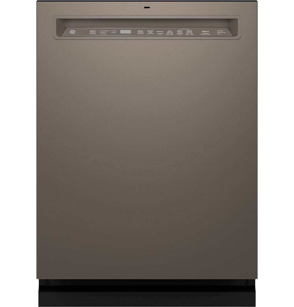 GE® ENERGY STAR® Front Control with Stainless Steel Interior Dishwasher with Sanitize Cycle