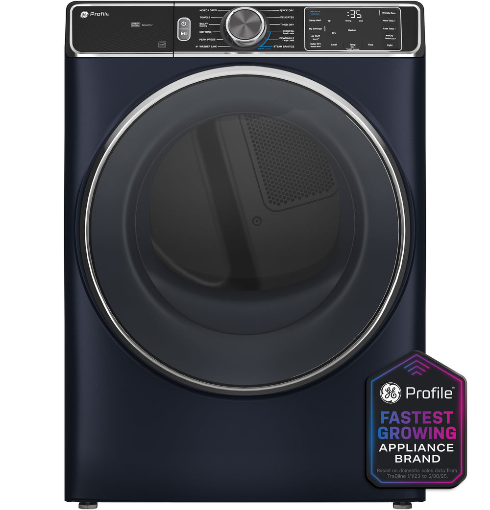 GE Profile™ 7.8 cu. ft. Capacity Smart Front Load Electric Dryer with Steam and Sanitize Cycle