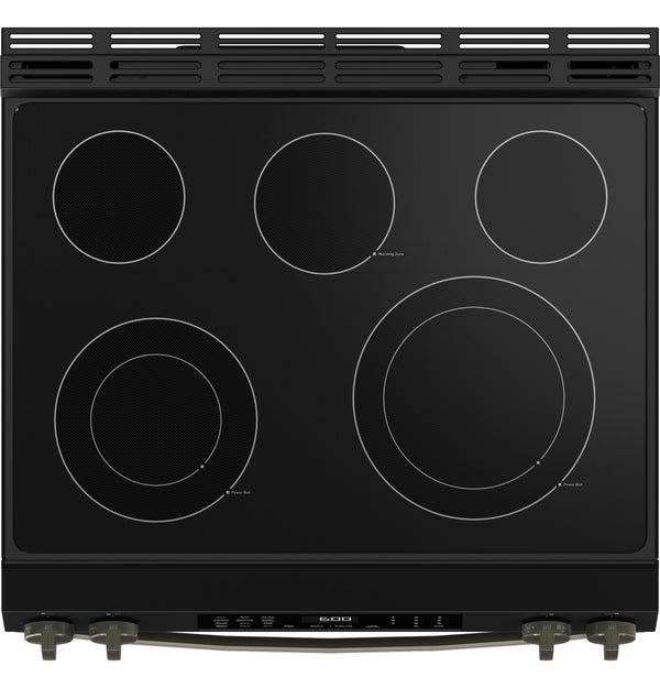 GE® 30" Slide-In Electric Convection Range with No Preheat Air Fry and EasyWash™ Oven Tray