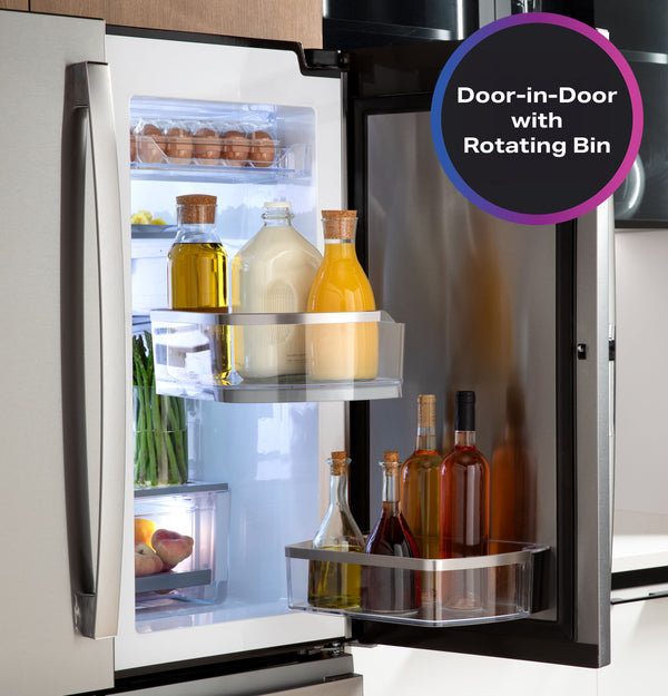 GE Profile™ Series ENERGY STAR® 28.4 Cu. Ft. Quad-Door Refrigerator with Dual-Dispense AutoFill Pitcher