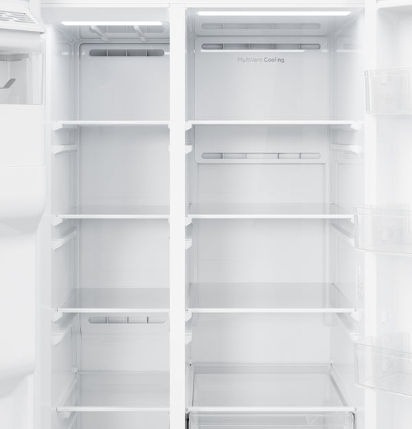 GE® ENERGY STAR® 27.9 Cu. Ft. Side-By-Side Refrigerator with Extra Tall Dispenser and In-Door Icemaker
