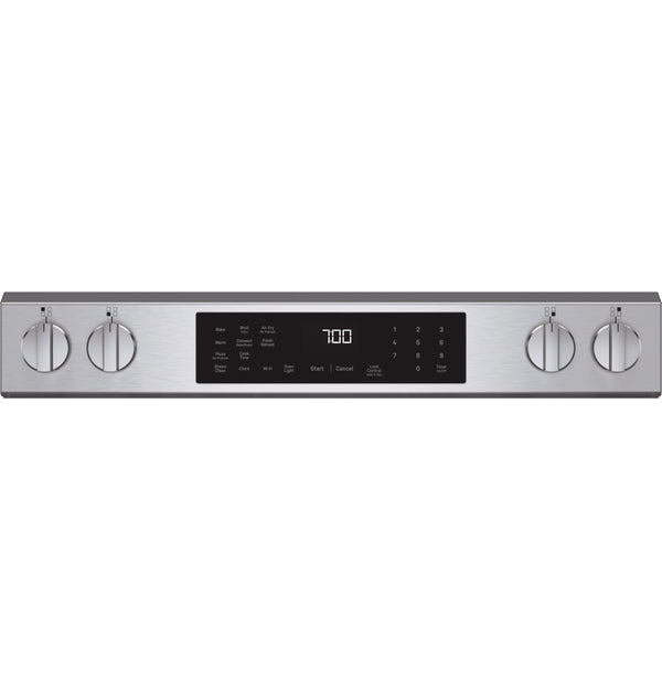GE Profile™ ENERGY STAR® 30" Smart Slide-In Induction and Convection Range with No Preheat Air Fry and EasyWash™ Oven Tray