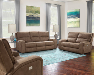 Polaris - Kahlua Power Reclining Sofa Loveseat and Recliner