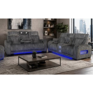 Titan 2-Piece Power Sofa and Loveseat Set with Massage