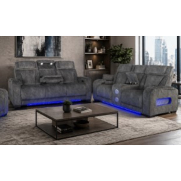 Titan 2-Piece Power Sofa and Loveseat Set with Massage