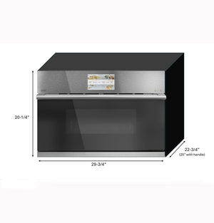 CAFÉ™ 30" Custom Speed Cook Oven with 120V Advantium® Technology in Platinum Glass
