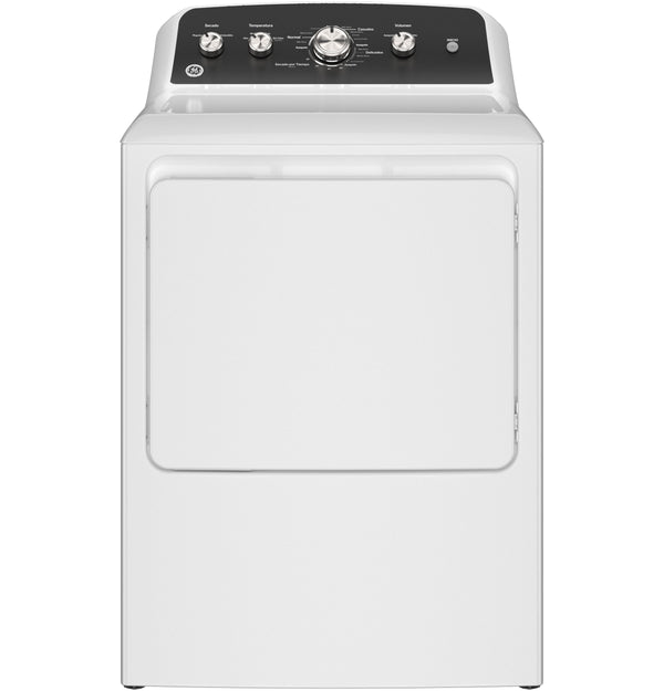 GE® 7.2 cu. ft. Capacity Gas Dryer with Spanish Panel and Up To 120 ft. Venting?