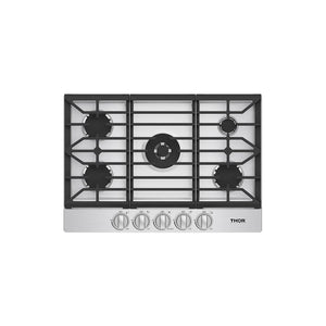 30 Inch Professional Gas Cooktop in Stainless Steel