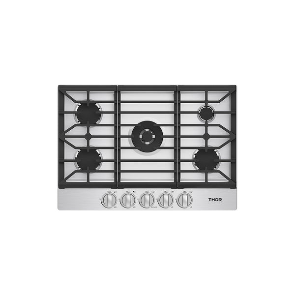 30 Inch Professional Gas Cooktop in Stainless Steel