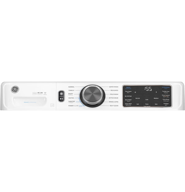 GE® ENERGY STAR® 5.0 cu. ft. Capacity Smart Front Load  Steam Washer with SmartDispense™ UltraFresh Vent System with OdorBlock™ and Sanitize + Allergen