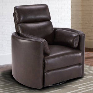 Radius - Florence Brown - Powered By Freemotion Cordless Power Swivel Glider Recliner