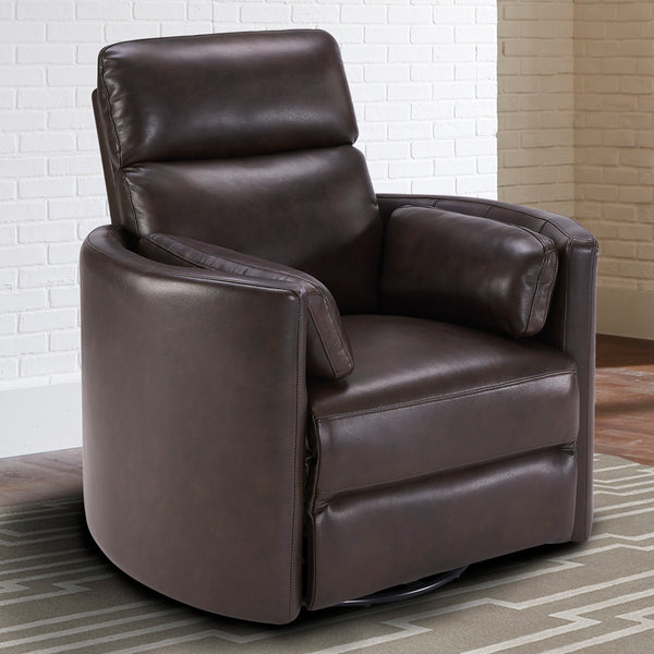 Radius - Florence Brown - Powered By Freemotion Cordless Power Swivel Glider Recliner