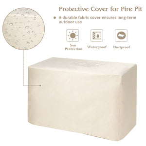 Â Deliver in 4 boxes  may arrive on the different days<br>Â 2 bags of screws are packed in the different boxes (1 bag of screws in the fire pit table box and another bag of screws in the first sofa set box)<br>Â 60 000 BTU for efficient and steady heating