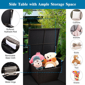 Â Deliver in 4 boxes  may arrive on the different days<br>Â 2 bags of screws are packed in the different boxes (1 bag of screws in the fire pit table box and another bag of screws in the first sofa set box)<br>Â 60 000 BTU for efficient and steady heating