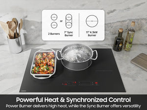 Induction Cooktop Anti-Scratch Glass Cooktop | Wi-Fi Sync Burner