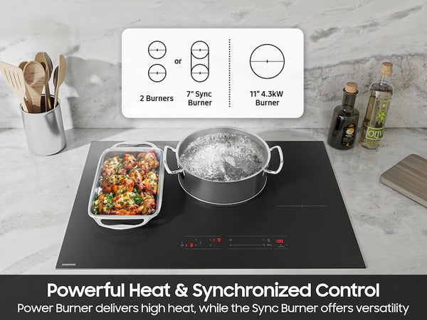 Induction Cooktop Anti-Scratch Glass Cooktop | Wi-Fi Sync Burner