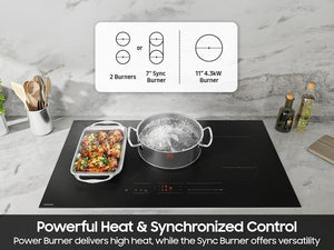 Induction Cooktop Anti-Scratch Glass Cooktop | Wi-Fi Sync Burner