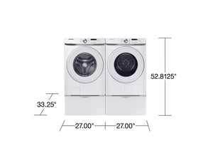 Front Load Ventless Heat Pump Dryer - Ventless Hybrid Heat Pump | Wi-Fi | 7.5 cu.ft.