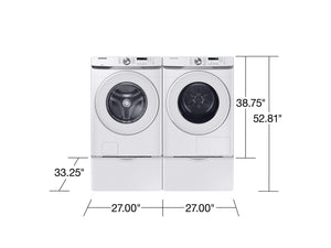 Front Load Ventless Heat Pump Dryer - Ventless Hybrid Heat Pump | Wi-Fi | 7.5 cu.ft.