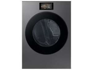 7.6 cu. ft. Bespoke AI Ultra Capacity Front Load Gas Dryer with AI Home and AI OptiDry+ in Dark Steel