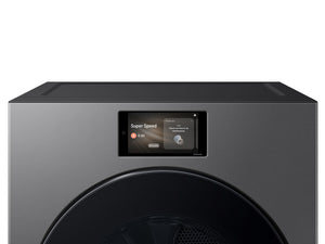 7.6 cu. ft. Bespoke AI Ultra Capacity Front Load Gas Dryer with AI Home and AI OptiDry+ in Dark Steel