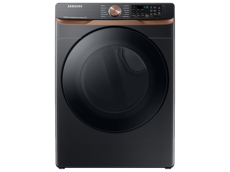 7.5 cu. ft. Smart Gas Dryer with Steam Sanitize+ and Sensor Dry in Brushed Black