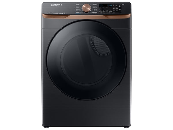 7.5 cu. ft. Smart Gas Dryer with Steam Sanitize+ and Sensor Dry in Brushed Black