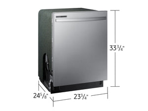Fingerprint Resistant 53 dBA Dishwasher with Adjustable Rack