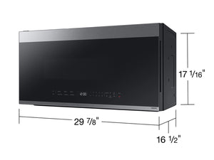 Bespoke Smart 2.1 cu. ft. Over-the-Range Microwave with Auto Connectivity & SmartThings Cooking