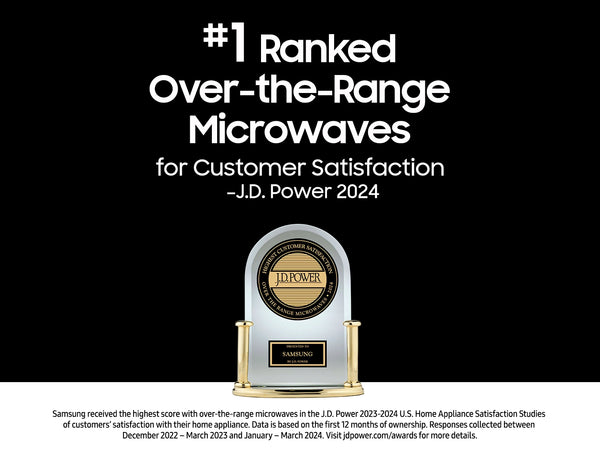 Bespoke Smart 2.1 cu. ft. Over-the-Range Microwave with Auto Connectivity & SmartThings Cooking