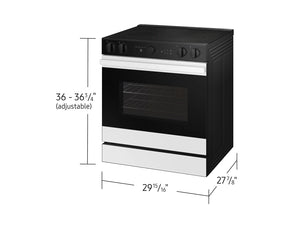 Bespoke Smart Slide-In Electric Range 6.3 cu. ft. with Smart Oven Camera & Illuminated Precision Knobs