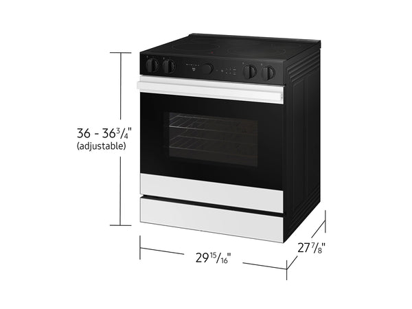Bespoke Smart Slide-In Electric Range 6.3 cu. ft. with Smart Oven Camera & Illuminated Precision Knobs