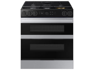 Bespoke Smart Slide-In Dual Fuel Range 6.3 cu. ft. with Flex Duo™ & Illuminated Precision Knobs