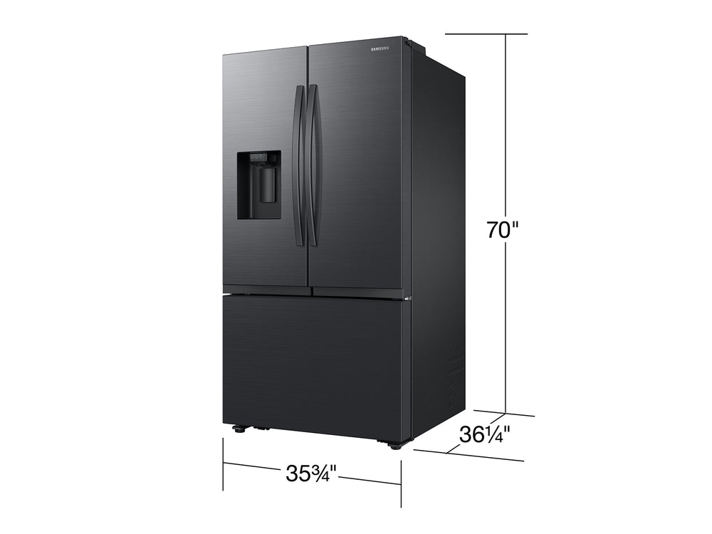 Large Capacity 3-Door French Door 31 cu. ft. Refrigerator with 4 types of ice