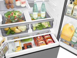 Large Capacity 3-Door French Door 31 cu. ft. Refrigerator with 4 types of ice