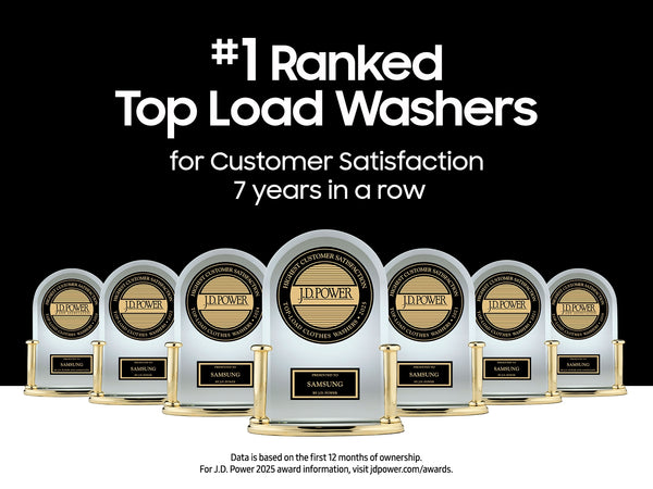 4.6 cu. ft. Large Capacity Smart Top Load Washer with ActiveWave™ Agitator and Active WaterJet in White