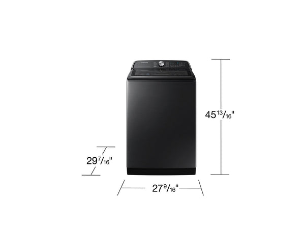 Samsung 5.4 cu. ft. Extra-Large Capacity Smart Top Load Washer with ActiveWaveTM Agitator and Super Speed Wash